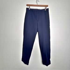Ann Taylor The Ankle in Curvy High Rise Slim Leg Pants Navy Size 2 NWT